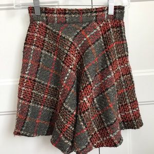 Wool Mini Skirt